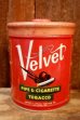 画像1: dp-260801-12 Velvet / 1950's PIPE & CIGARETTE TOBACCO CAN (1)