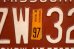画像3: dp-250205-21 License Plate 1980's MISSOURI "TZW 327" (3)