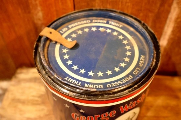 画像6: dp-260801-11 George Washington CUT PLUG TOBACCO 1930's TIN CAN