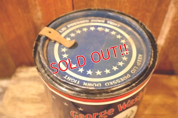 画像6: dp-260801-11 George Washington CUT PLUG TOBACCO 1930's TIN CAN