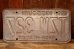 画像6: dp-250205-21 License Plate 1980's MISSOURI "TZW 327" (6)