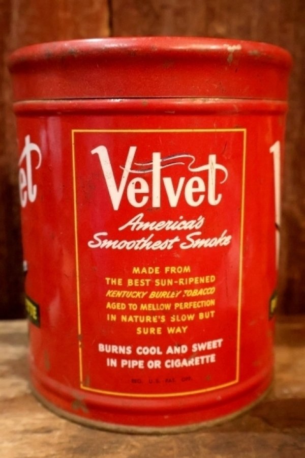 画像5: dp-260801-13 Velvet / 1950's PIPE & CIGARETTE TOBACCO CAN