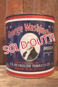 dp-260801-11 George Washington CUT PLUG TOBACCO 1930's TIN CAN