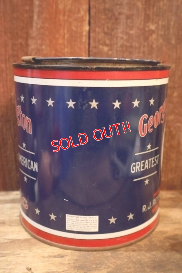 画像5: dp-260801-11 George Washington CUT PLUG TOBACCO 1930's TIN CAN