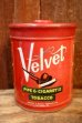 画像1: dp-260801-13 Velvet / 1950's PIPE & CIGARETTE TOBACCO CAN (1)