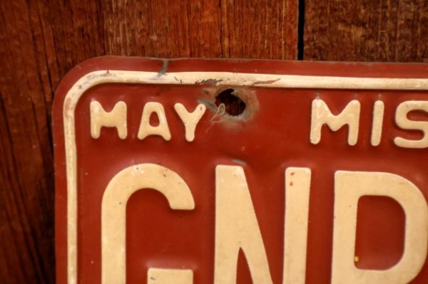 画像2: dp-250205-21 License Plate 1980's MISSOURI "GNR 463"