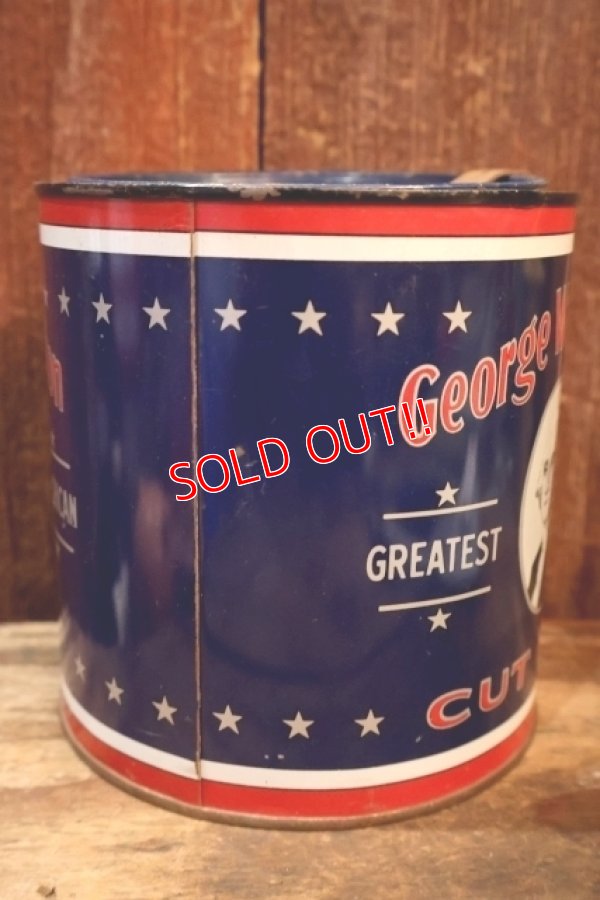 画像4: dp-260801-11 George Washington CUT PLUG TOBACCO 1930's TIN CAN