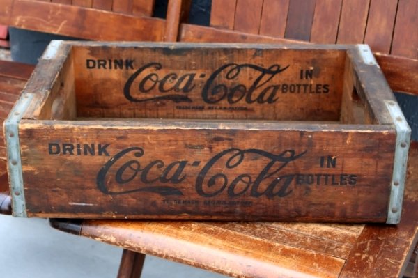 画像1: dp-260801-16 Coca-Cola / 1960's Wood Crate Box