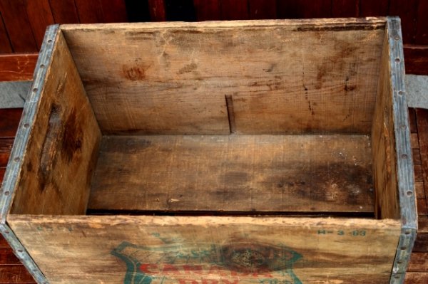 画像11: dp-260801-20 CANADA DRY / 1960's Wood Crate Box