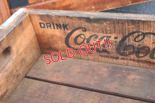 画像8: dp-260801-16 Coca-Cola / 1960's Wood Crate Box