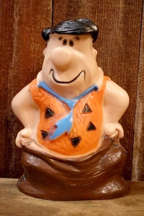 画像1: ct-260801-80 Fred Flintstone / HOMECRAFT 1970's Coin Bank