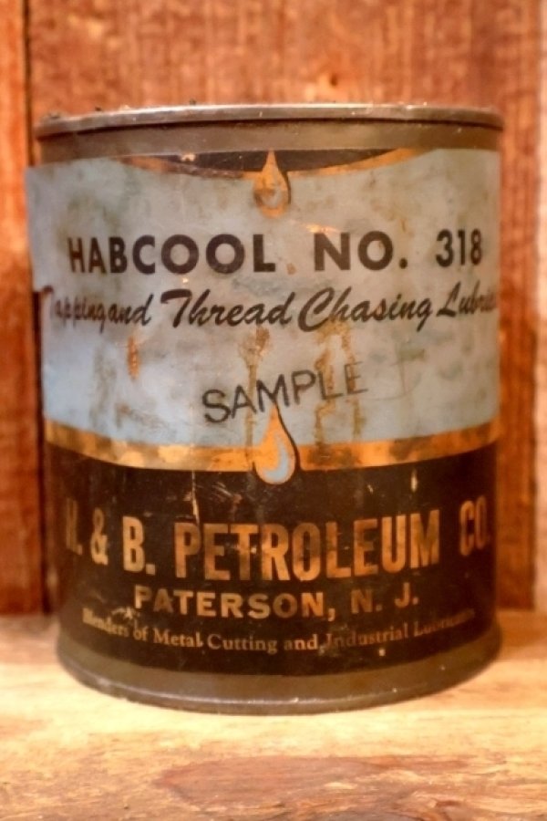 画像1: dp-251008-87 H. & B. PETROLEUM CO. HABCOOL LUBRICANTCAN