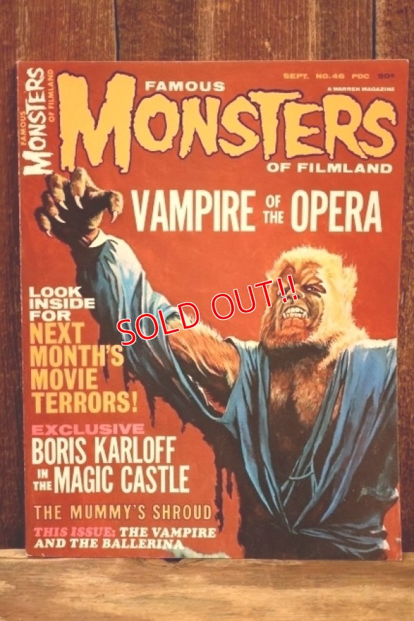 画像1: ct-260801-87 FAMOUS MONSTERS OF FILMLAND / September 1967 No.46