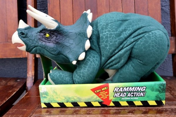 画像10: ct-260801-77 The Lost World: Jurassic Park / HASBRO (Kenner) 1990's Triceratops ACTION PLUSH
