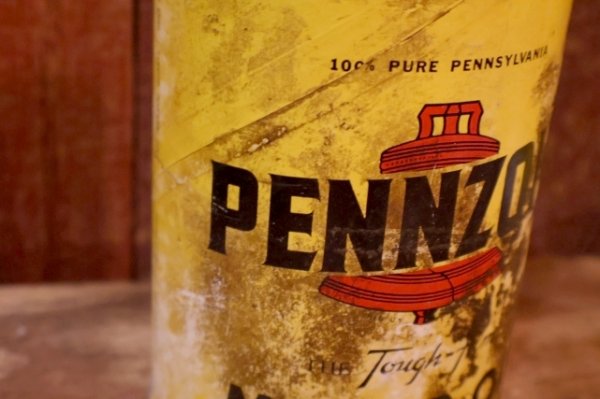 画像7: dp-260417-08 PENNZOIL 1950's-1960's ONE U.S. QUART MOTOR OIL CAN