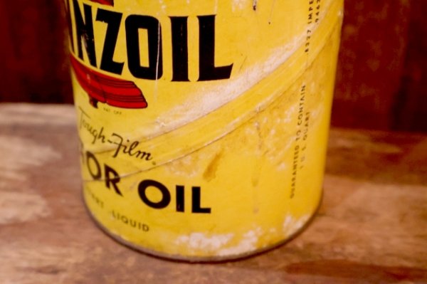 画像5: dp-260417-08 PENNZOIL 1950's-1960's ONE U.S. QUART MOTOR OIL CAN