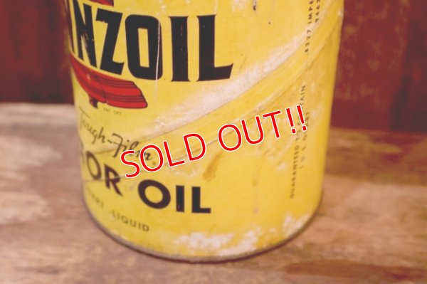 画像5: dp-260417-08 PENNZOIL 1950's-1960's ONE U.S. QUART MOTOR OIL CAN