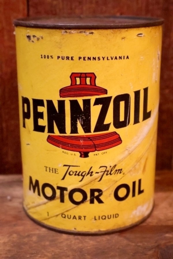 画像4: dp-260417-08 PENNZOIL 1950's-1960's ONE U.S. QUART MOTOR OIL CAN