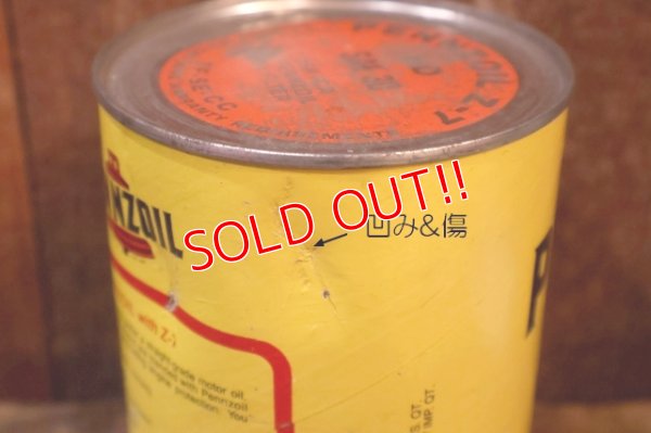 画像6: dp-260417-08 PENNZOIL WITH Z-7 S.A.E. 30 ONE U.S. QUART MOTOR OIL CAN　