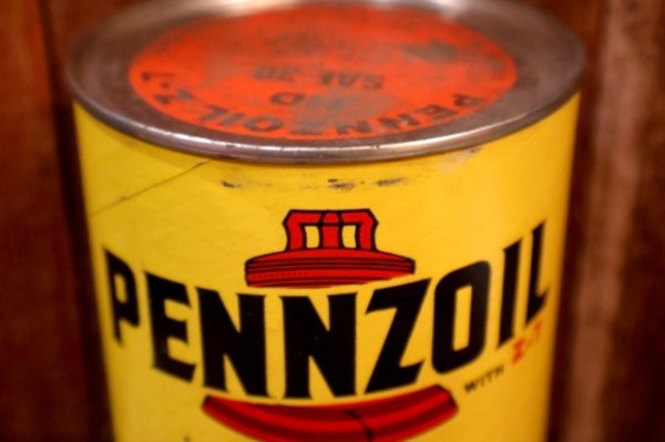 画像3: dp-260417-08 PENNZOIL WITH Z-7 S.A.E. 30 ONE U.S. QUART MOTOR OIL CAN　