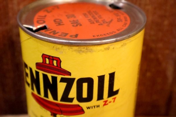 画像3: dp-260417-08 PENNZOIL WITH Z-7 S.A.E. 30  ONE U.S. QUART MOTOR OIL CAN