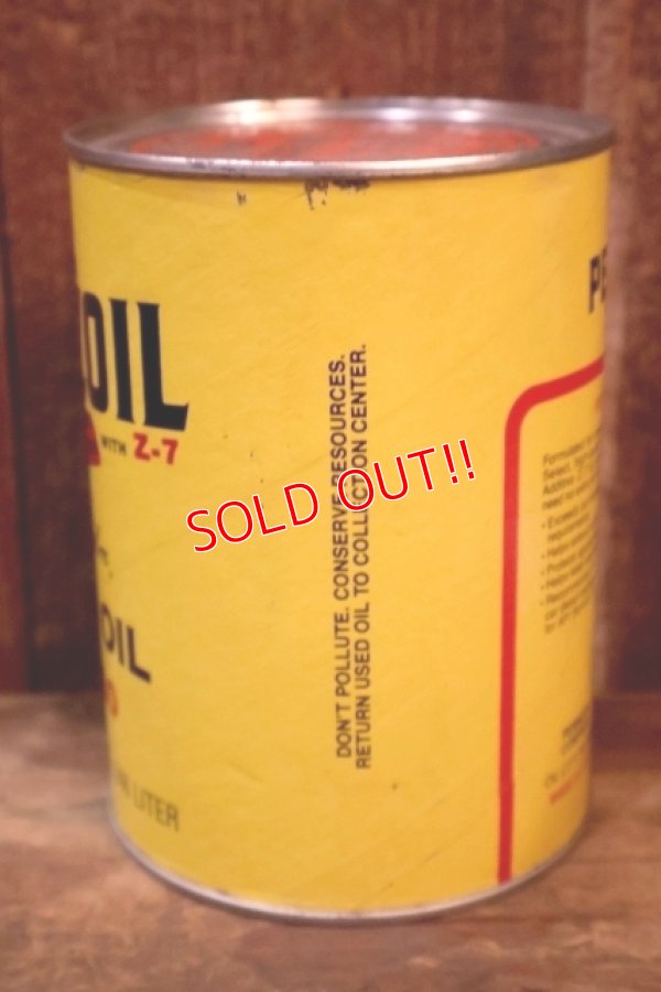 画像8: dp-260417-08 PENNZOIL WITH Z-7 S.A.E. 30 ONE U.S. QUART MOTOR OIL CAN　