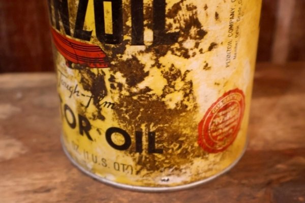 画像6: dp-260417-08 PENNZOIL 1950's-1960's ONE U.S. QUART MOTOR OIL CAN
