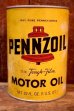 画像1: dp-260417-08 PENNZOIL 1950's-1960's ONE U.S. QUART MOTOR OIL CAN (1)
