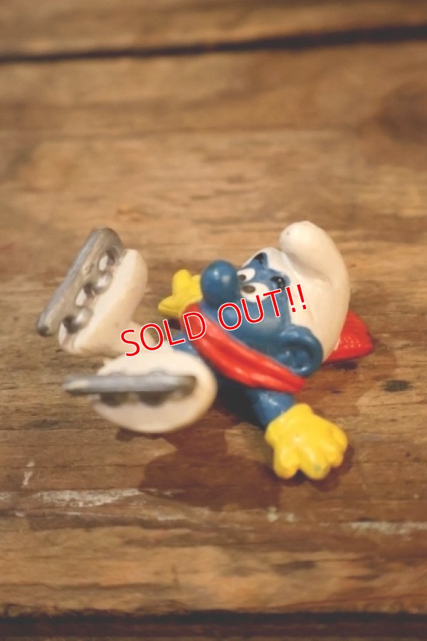 画像1:  ct-241008-68 Smurf / PVC Figure "Ice Skate" #20121