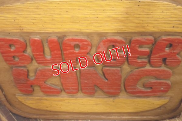 画像8: dp-260901-01 BURGER KING / 1970's STORE DISPLAY SIGN