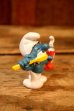 画像2: ct-241008-68 Smurf / PVC Figure "Toothbrush" #20064 (2)