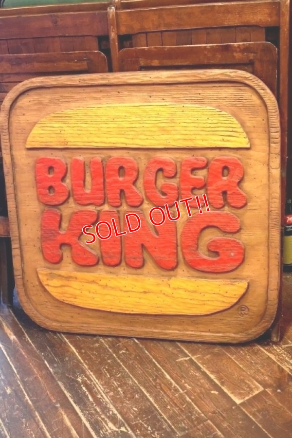 画像1: dp-260901-01 BURGER KING / 1970's STORE DISPLAY SIGN