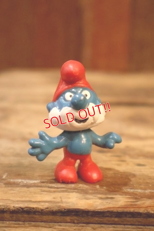 画像1: ct-241008-68 Smurf / PVC Figure "Papa Smurf" #20001