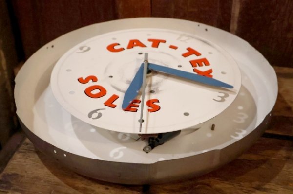 画像18: dp-260520-03 CAT-TEX 1940's-1950's Light-Up Wall Clock