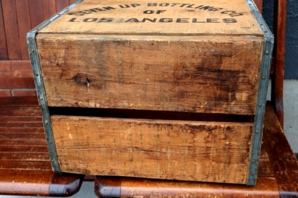 画像16: dp-260801-18 SEVEN UP 7 Up / 1970's Wood Crate Box