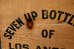 画像5: dp-260801-17 SEVEN UP 7 Up / 1970's Wood Crate Box (5)