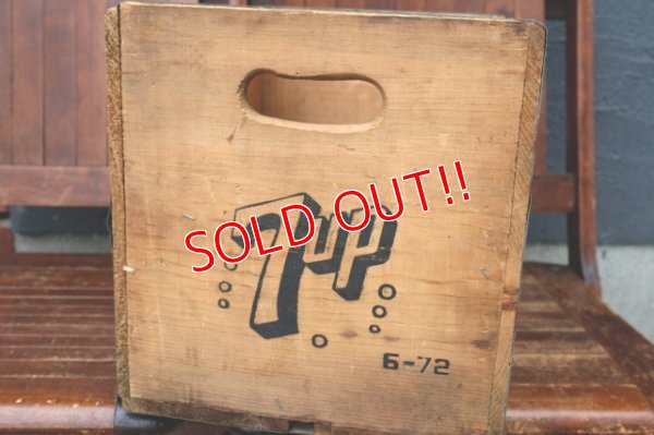 画像7: dp-260801-18 SEVEN UP 7 Up / 1970's Wood Crate Box