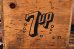 画像8: dp-260801-17 SEVEN UP 7 Up / 1970's Wood Crate Box (8)