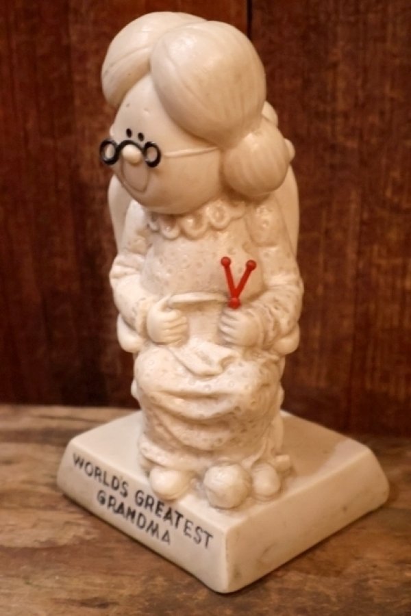 画像2: ct-220901-15 R & W BERRIES 1970's Message Doll "WORLD'S GREATEST GRANDMA"