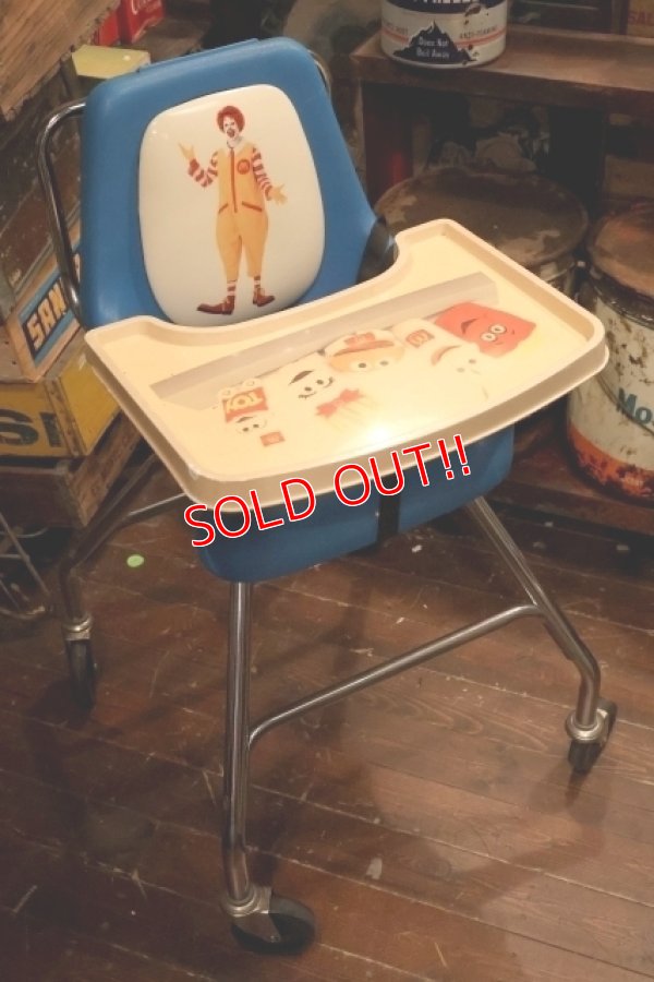 画像1: 【※店頭ピックのみ】dp-260901-03 McDonald's 1990's Kid's High Chair