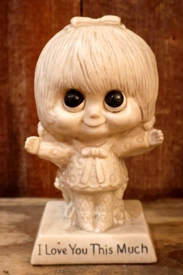 画像1: ct-220901-15 R & W BERRIES 1970's Message Doll "I LOVE YOU THIS MUCH"
