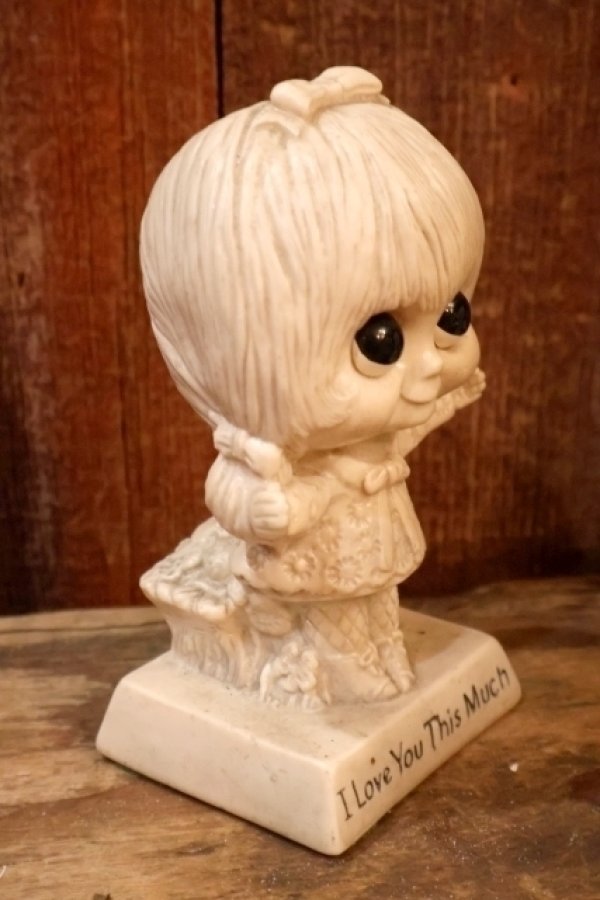 画像2: ct-220901-15 R & W BERRIES 1970's Message Doll "I LOVE YOU THIS MUCH"