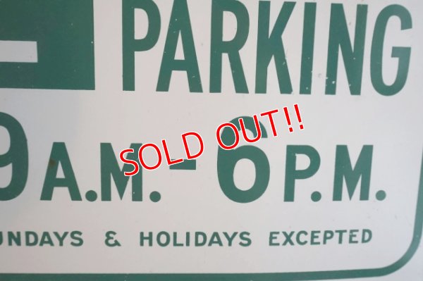 画像4: dp-260801-23 1970's〜Road Sign "2 HOUR PARKING・NO PARKING" 