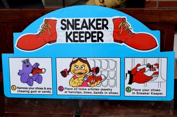 画像1: ct-260901-08 McDonald's / 1989 SNEAKER KEEPER SIGN