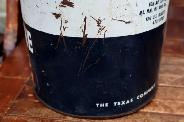 画像7: dp-260901-47 THE TEXAS COMPANY(TEXACO) 1950's-1960's HAVOLINE 5 U.S. QUARTS CAN