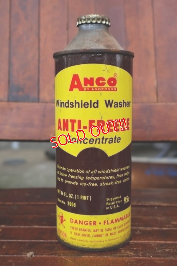 画像1: dp-260901-54 Anco 1960'S Windshield Washer ANTI-FREEZE Concentrate Can