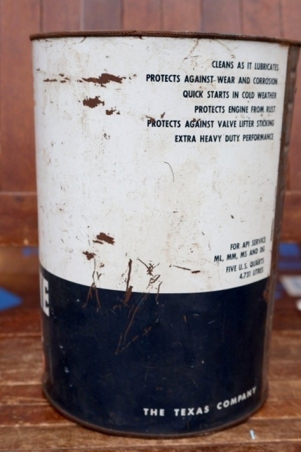 画像4: dp-260901-47 THE TEXAS COMPANY(TEXACO) 1950's-1960's HAVOLINE 5 U.S. QUARTS CAN