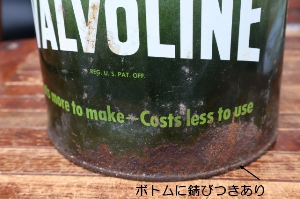 画像11: dp-260901-49 VALVOLINE 1940's-1950's 5 U.S. QUARTS CAN