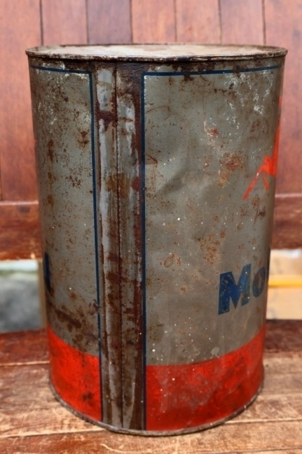 画像4: dp-260901-46 Mobiloil 1950's-1960's 5 U.S. QUARTS CAN