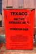 画像1: dp-260901-84 TEXACO AIRCRAFT HYDRAULIC OIL ONE U.S. GALLON CAN (1)
